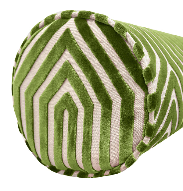 THE BOLSTER :: VANDERBILT VELVET // LETTUCE | SCHUMACHER