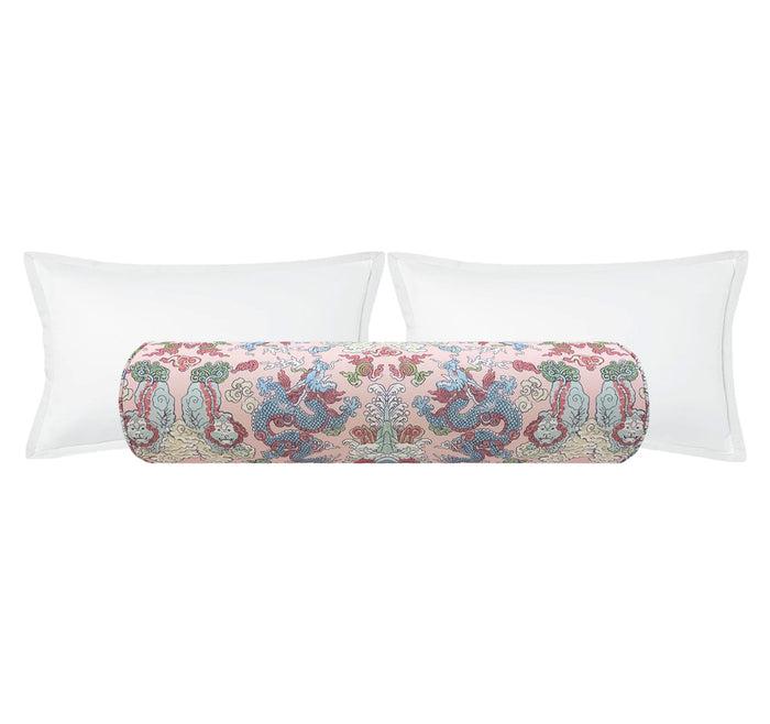 THE BOLSTER :: MAGIC MOUNTAIN DRAGON // BLUSH | SCHUMACHER