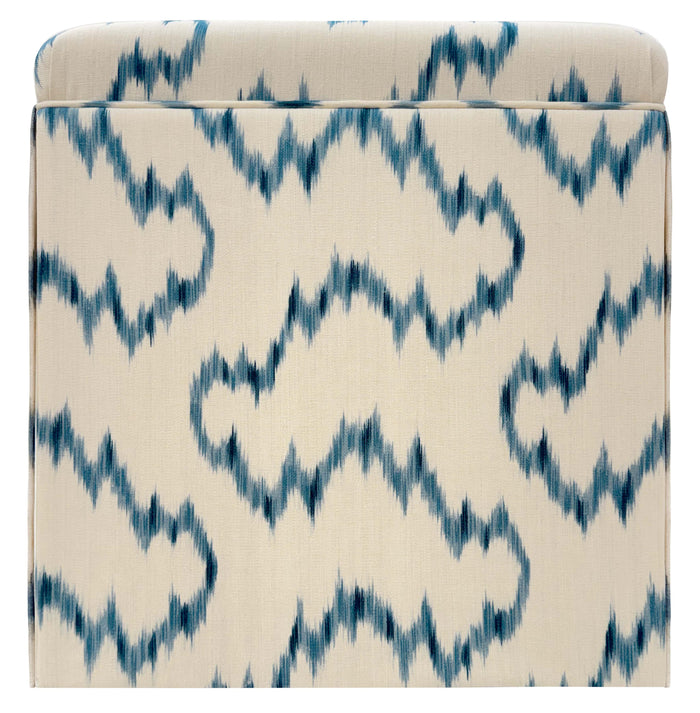 THE SKIRTED OTTOMAN :: MALLORCAN IKAT | LEE JOFA