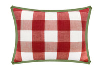 THE MINI :: CHARLESTON CHECK // APPLE RED