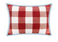 THE MINI :: CHARLESTON CHECK // APPLE RED