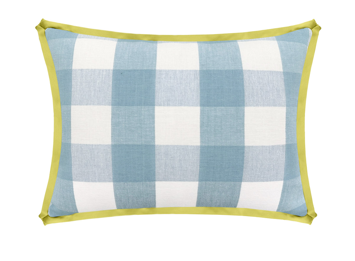 THE MINI :: CHARLESTON CHECK // POWDER BLUE
