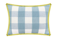 THE MINI :: CHARLESTON CHECK // POWDER BLUE
