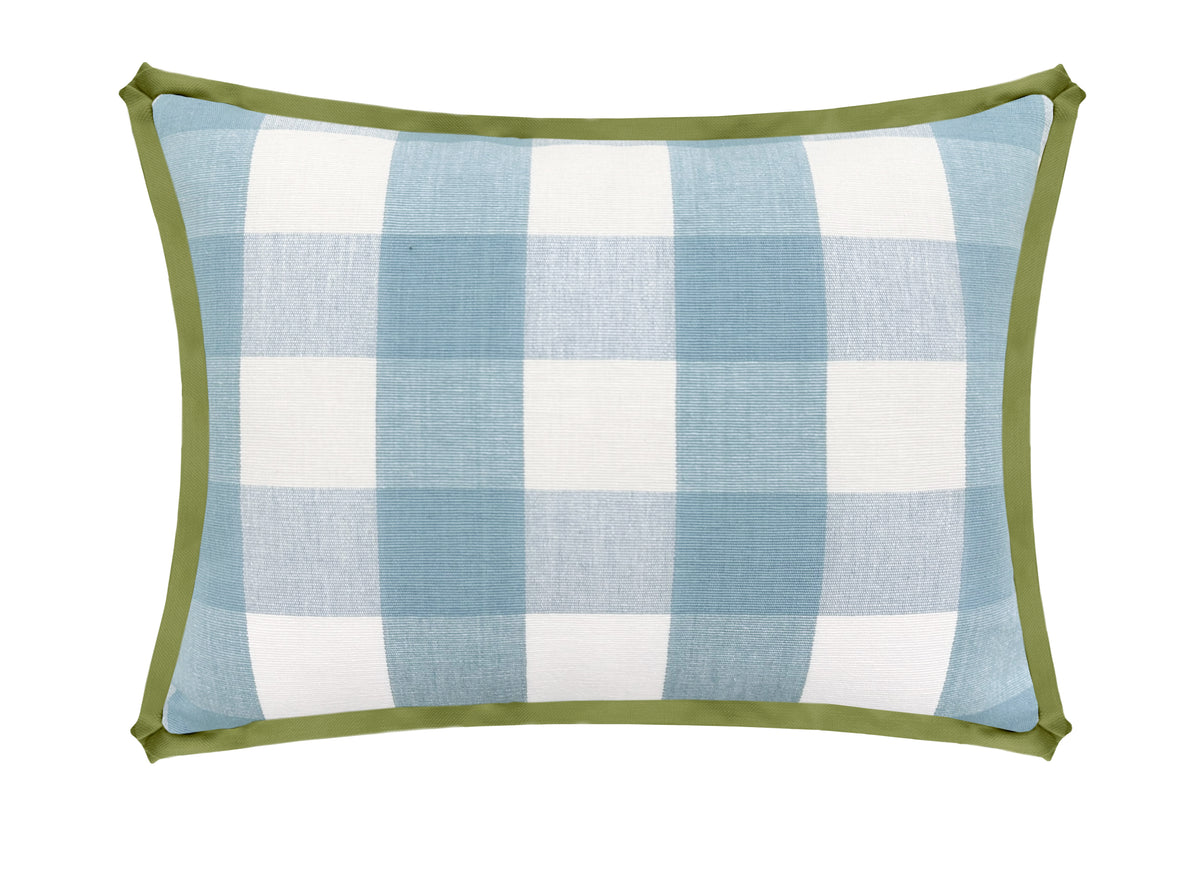 THE MINI :: CHARLESTON CHECK // POWDER BLUE