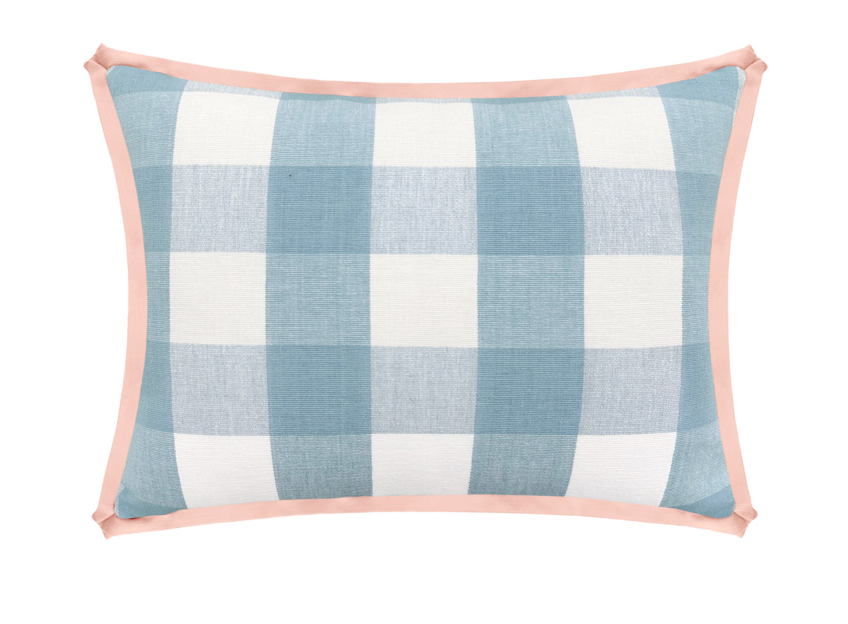 THE MINI :: CHARLESTON CHECK // POWDER BLUE