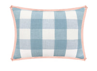 THE MINI :: CHARLESTON CHECK // POWDER BLUE