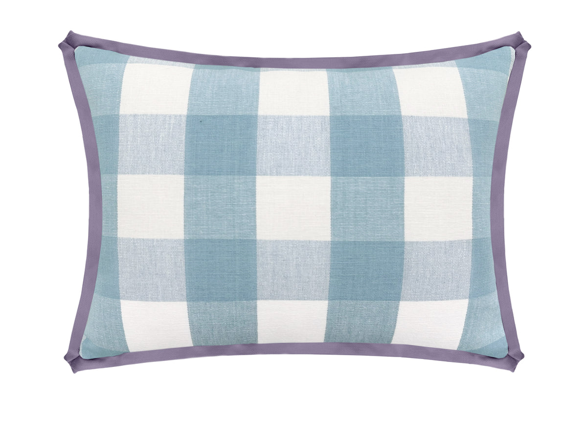 THE MINI :: CHARLESTON CHECK // POWDER BLUE
