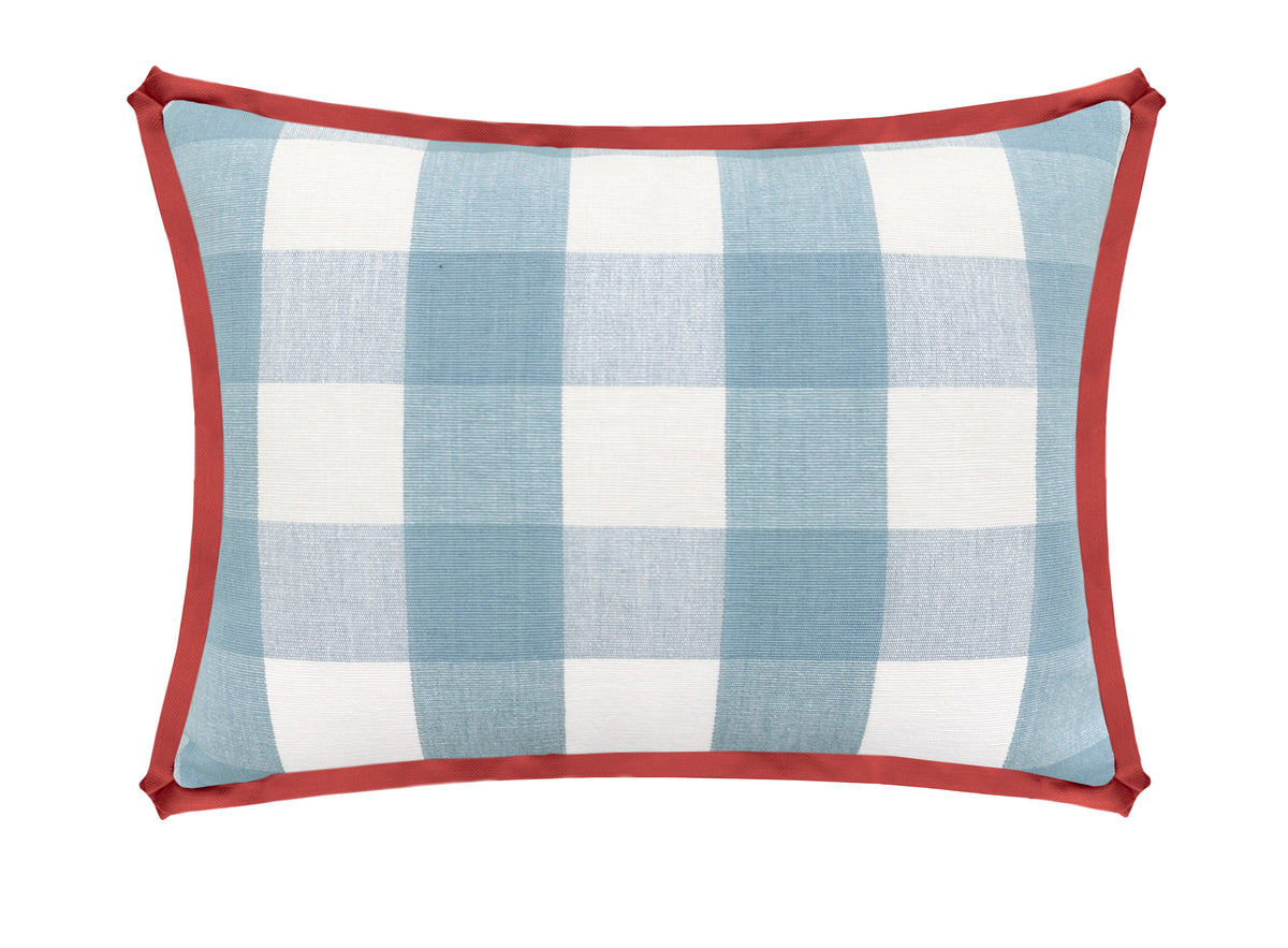 THE MINI :: CHARLESTON CHECK // POWDER BLUE