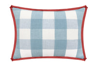 THE MINI :: CHARLESTON CHECK // POWDER BLUE