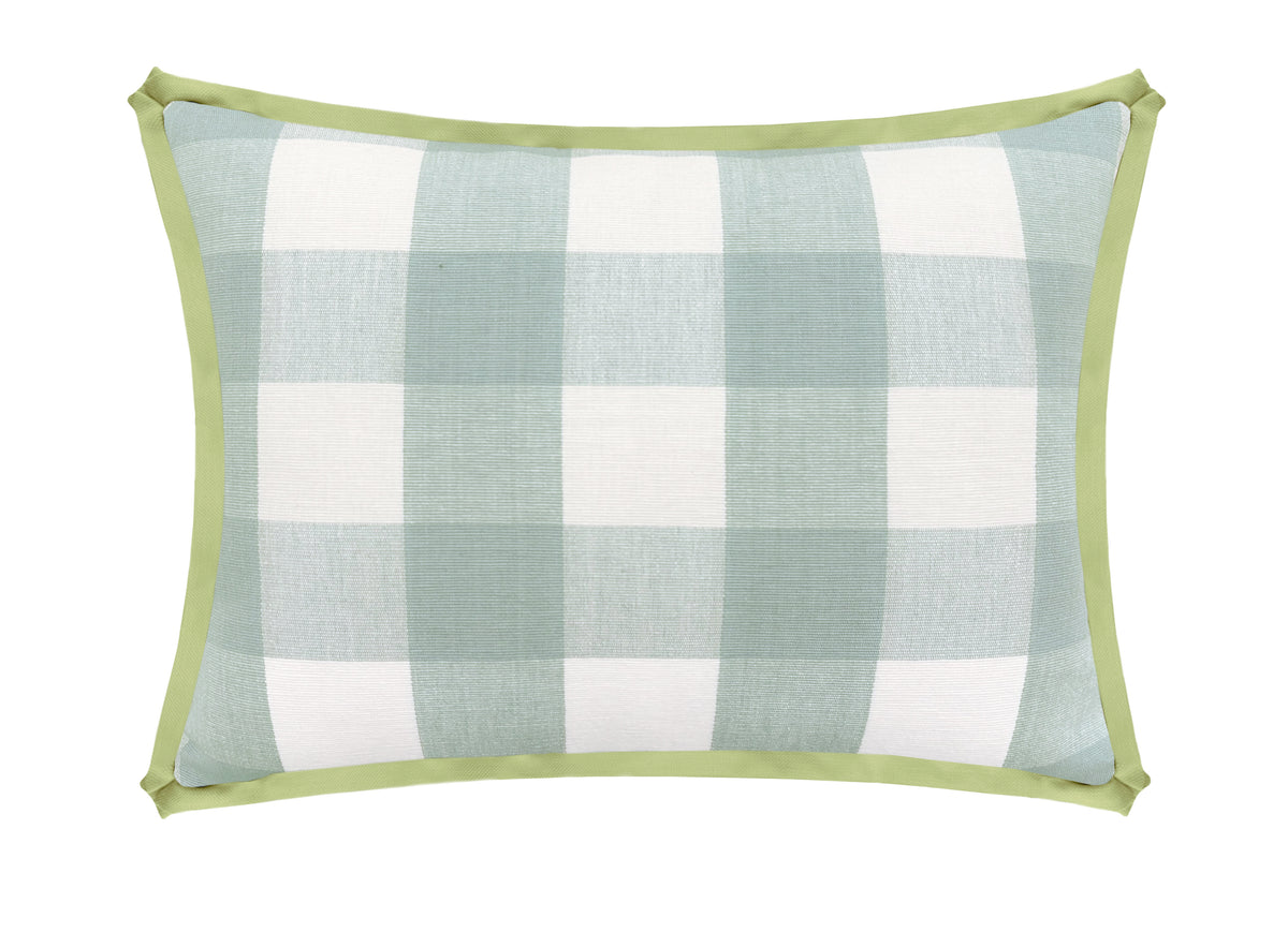 THE MINI :: CHARLESTON CHECK // SPA BLUE