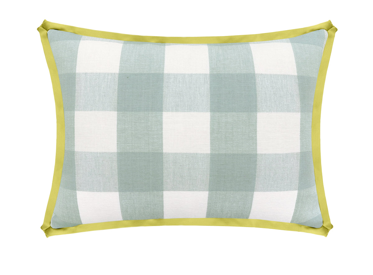 THE MINI :: CHARLESTON CHECK // SPA BLUE