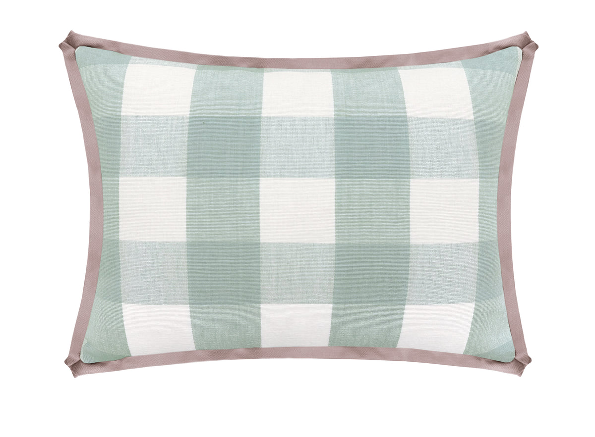 THE MINI :: CHARLESTON CHECK // SPA BLUE