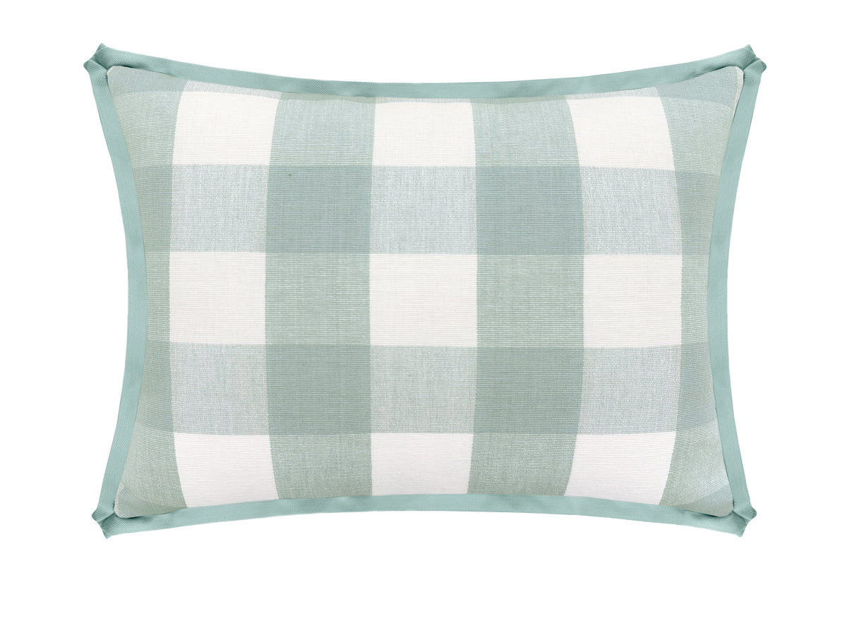 THE MINI :: CHARLESTON CHECK // SPA BLUE