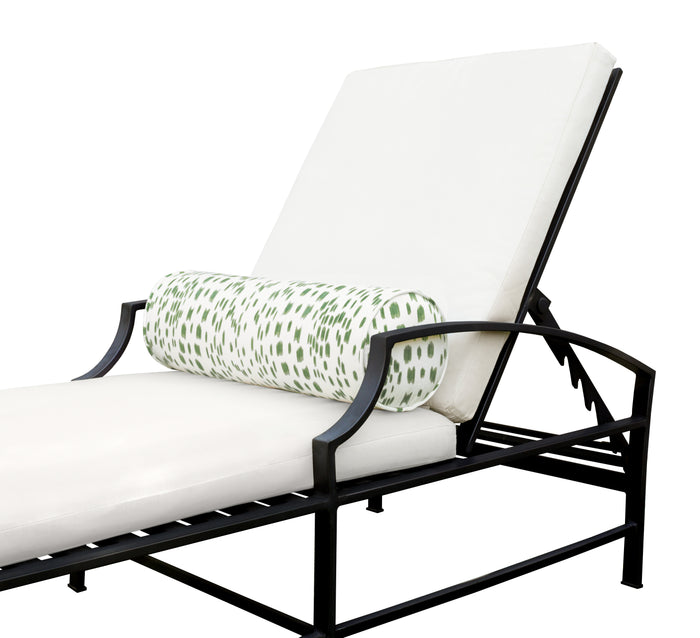 OUTDOOR BOLSTER : LES TOUCHES // GREEN | BRUNSCHWIG & FILS
