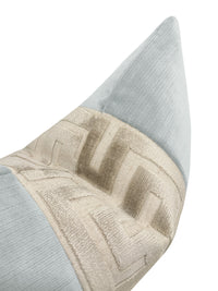 THE LITTLE LUMBAR :: STRIE VELVET // MIST + CASHMERE GREEK TRIM