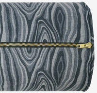THE BOLSTER :: AGATE LINEN PRINT // PRUSSIAN BLUE