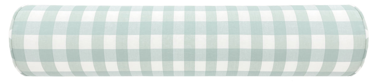 THE BOLSTER :: CHARLESTON CHECK // SPA BLUE