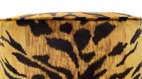 THE TIGHT ROUND OTTOMAN :: BENGAL VELVET // SAND