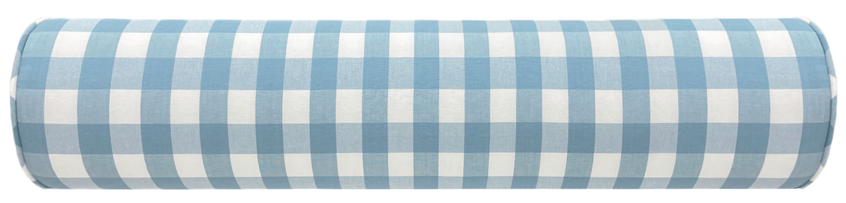 THE BOLSTER :: CHARLESTON CHECK // POWDER BLUE