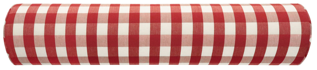 THE BOLSTER :: CHARLESTON CHECK // APPLE RED