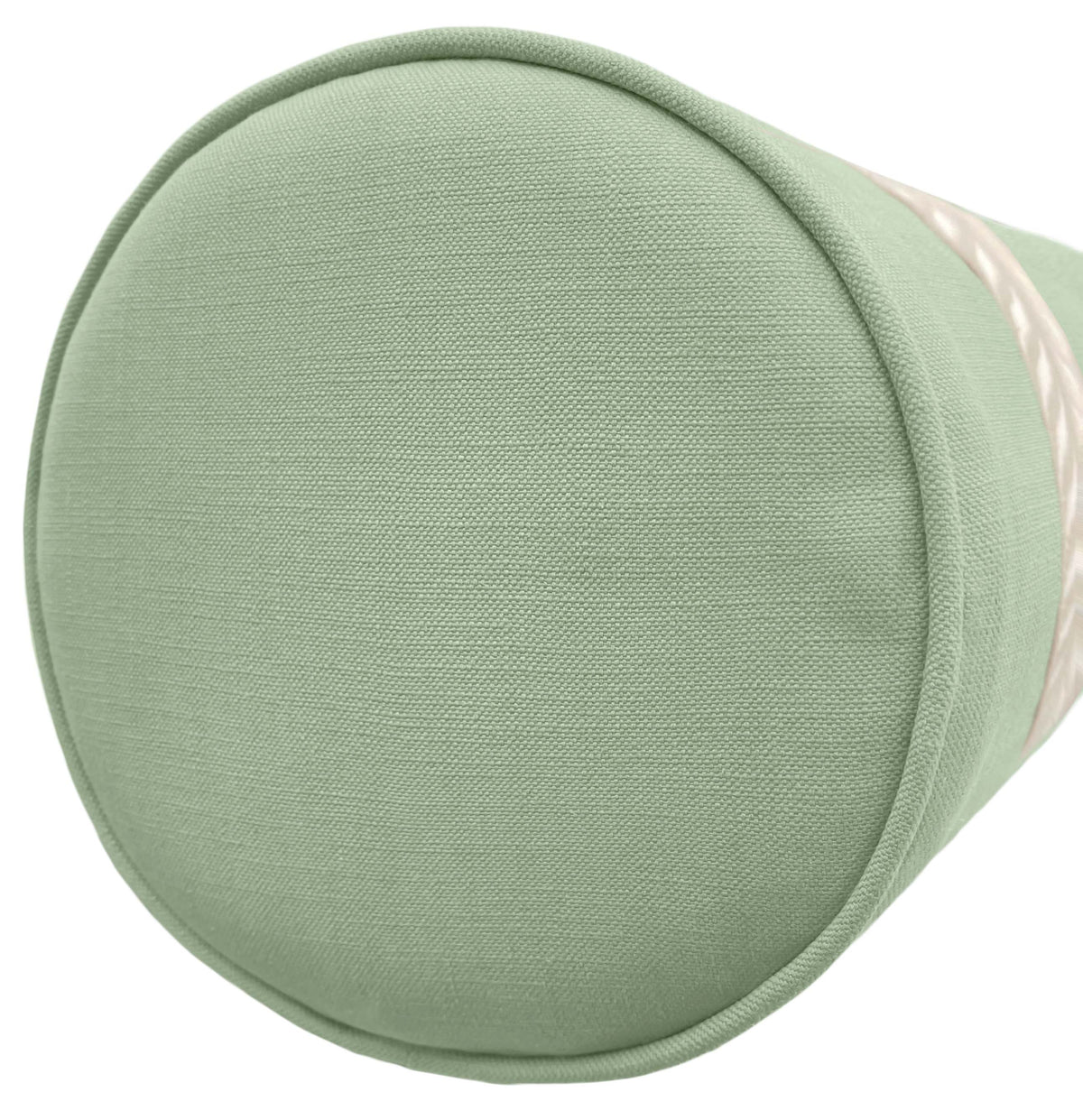 THE BOLSTER :: CLASSIC LINEN // EUCALYPTUS + TRELLIS TRIM // NATURAL