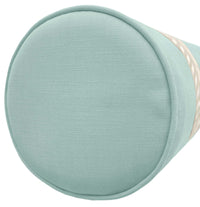 THE BOLSTER :: CLASSIC LINEN // SPA BLUE + TRELLIS TRIM // NATURAL
