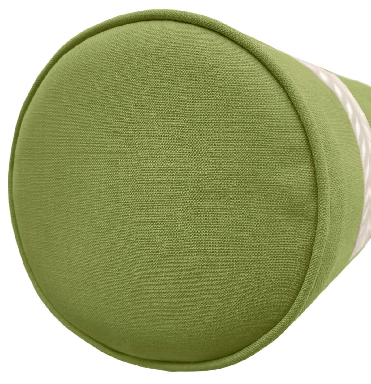 THE BOLSTER :: CLASSIC LINEN // OLIVE + TRELLIS TRIM // NATURAL