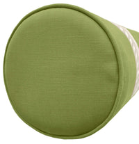 THE BOLSTER :: CLASSIC LINEN // OLIVE + TRELLIS TRIM // NATURAL