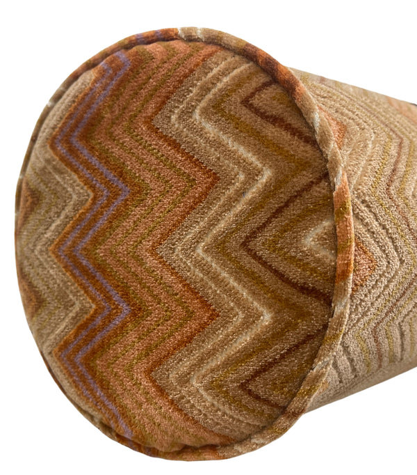THE BOLSTER :: CAPRIO CUT VELVET // AMBER