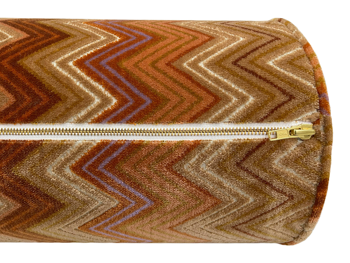 THE BOLSTER :: CAPRIO CUT VELVET // AMBER