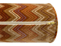 THE BOLSTER :: CAPRIO CUT VELVET // AMBER