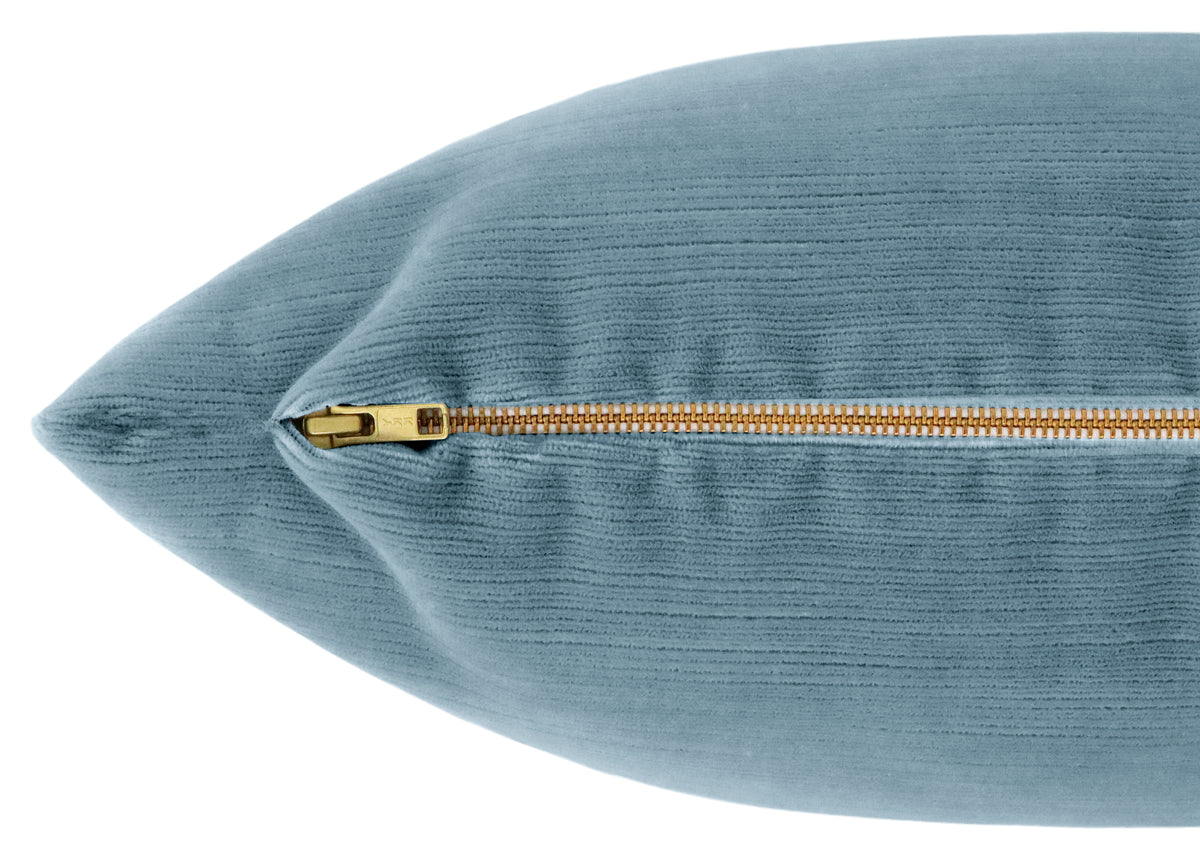 THE XL LUMBAR :: STRIE VELVET // CHAMBRAY