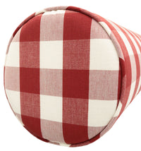 THE BOLSTER :: CHARLESTON CHECK // APPLE RED