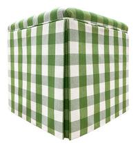 THE SKIRTED OTTOMAN :: CHARLESTON CHECK