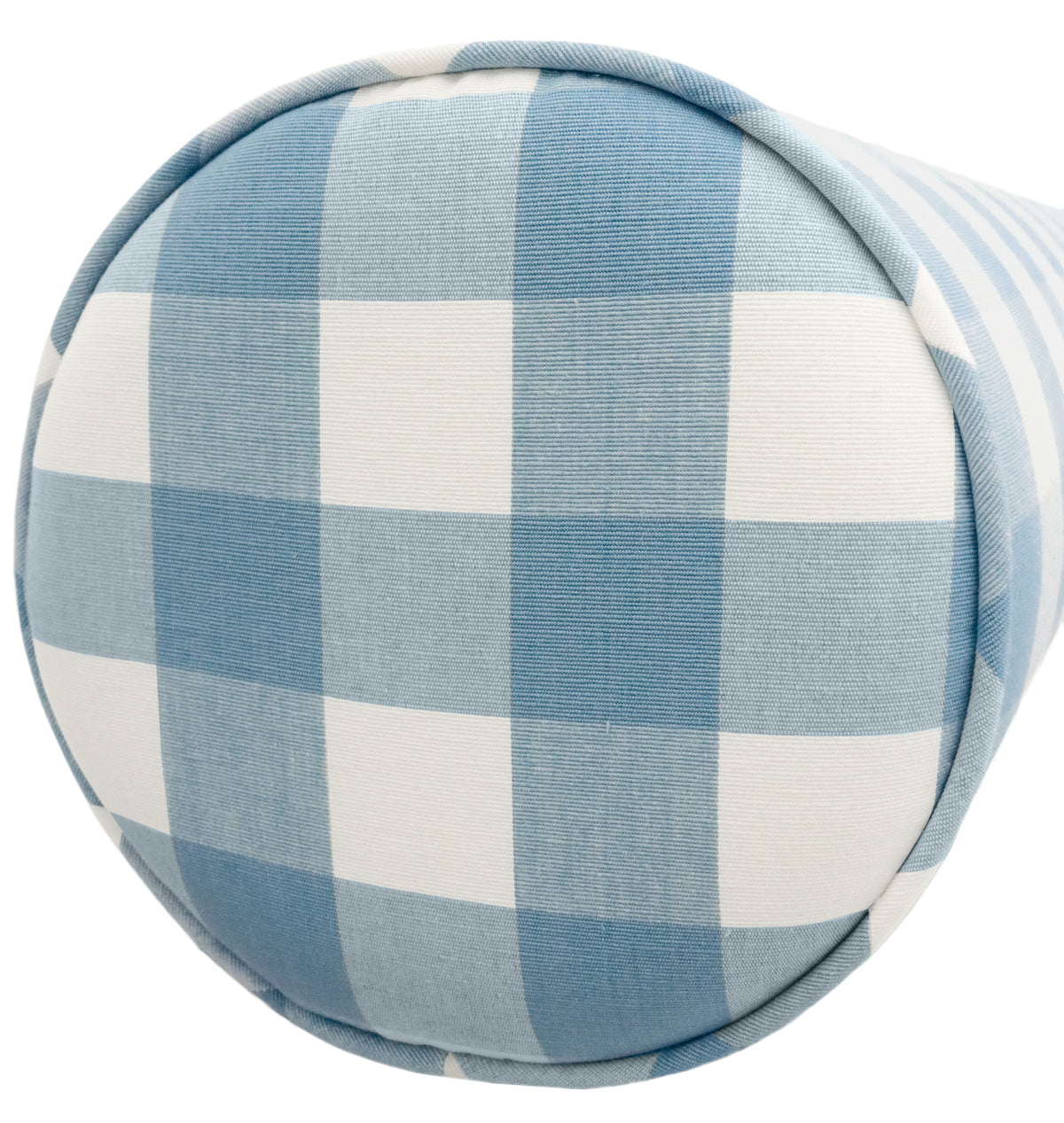 THE BOLSTER :: CHARLESTON CHECK // POWDER BLUE