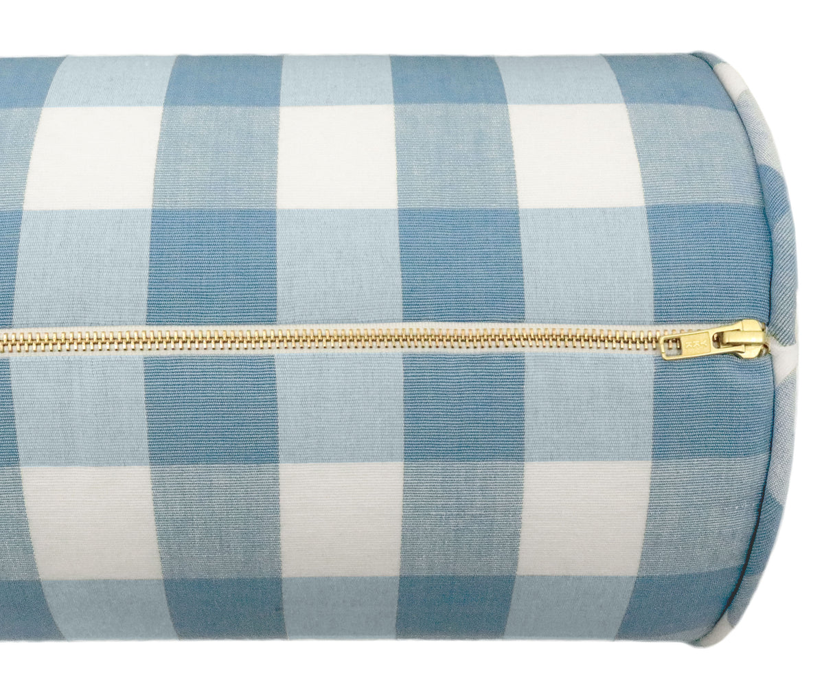 THE BOLSTER :: CHARLESTON CHECK // POWDER BLUE