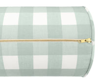 THE BOLSTER :: CHARLESTON CHECK // SPA BLUE