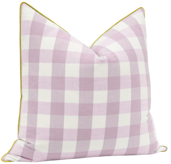 OCS X LDC | CHARLESTON CHECK // LAVENDER WITH CLASSIC LINEN // CHARTREUSE