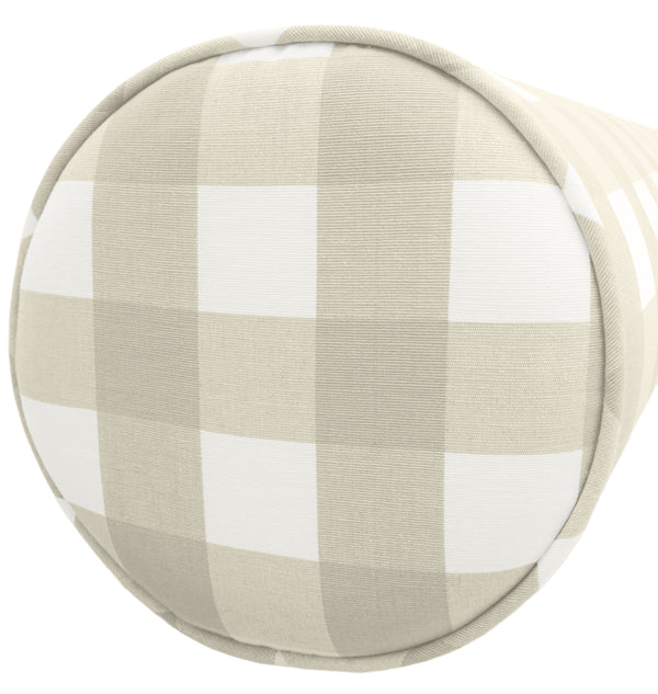 THE BOLSTER :: CHARLESTON CHECK // STONE