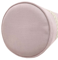 THE BOLSTER :: CLASSIC LINEN // LILAC + TRELLIS TRIM // NATURAL