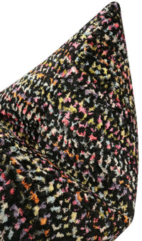 CONFETTI CUT VELVET // NOIR