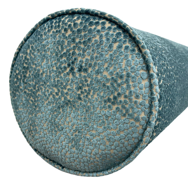 THE BOLSTER :: COSMO CUT VELVET // AEGEAN