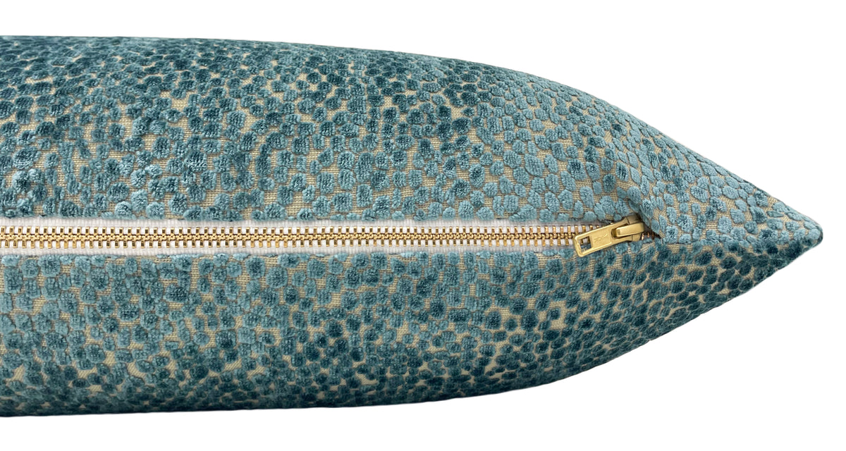 THE XL LUMBAR :: COSMO CUT VELVET // AEGEAN