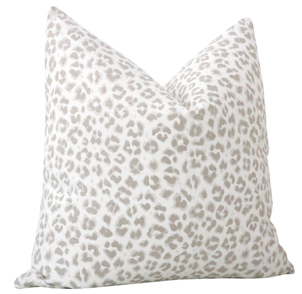COUGAR LINEN PRINT // STONE