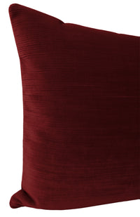 THE XL LUMBAR :: STRIE VELVET // CURRANT