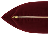 THE XL LUMBAR :: STRIE VELVET // CURRANT