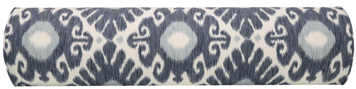 THE BOLSTER :: EAST HAMPTON IKAT // PRUSSIAN BLUE
