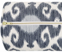 THE BOLSTER :: EAST HAMPTON IKAT // PRUSSIAN BLUE