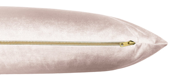 THE XL LUMBAR :: FAUX SILK VELVET // BALLET