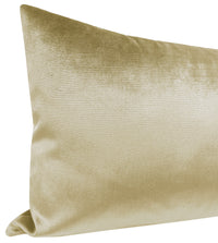 THE XL LUMBAR :: FAUX SILK VELVET // CHAMPAGNE